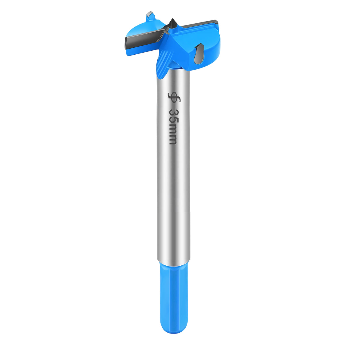 35mm Tungsten Steel Extended Forstner Drill Bit, 3-Tooth, High Precision Wood Boring