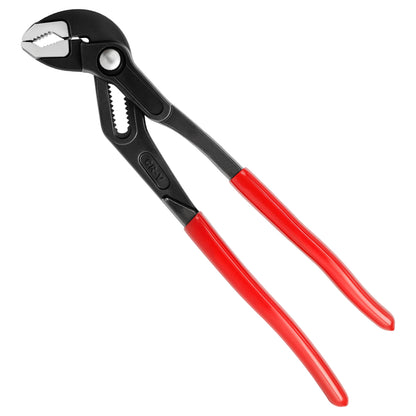 Wrench with red handles on a white background