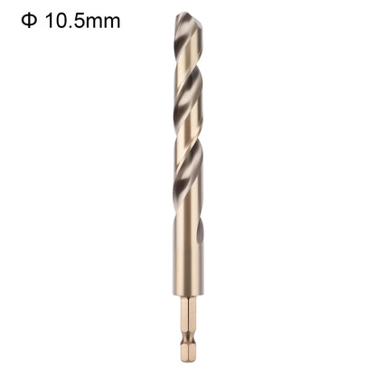 Drill bit with spiral design on a white background