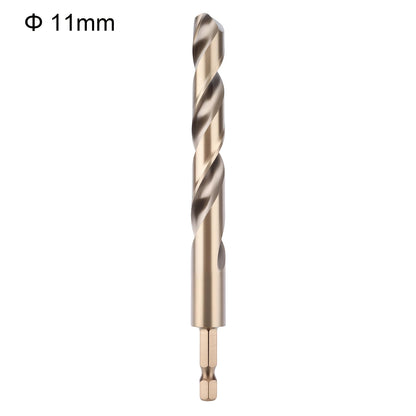 Drill bit with spiral design on a white background, labeled 'Φ 11mm'.