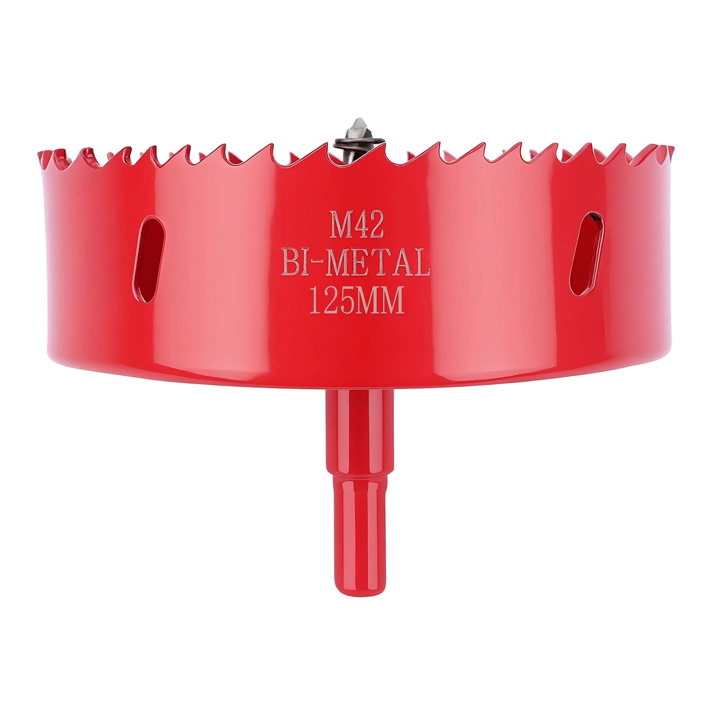 125mm M42 Bi-Metal Hole Saw with Pilot Drill, Tri-Shank for Wood, Plastic, Metal