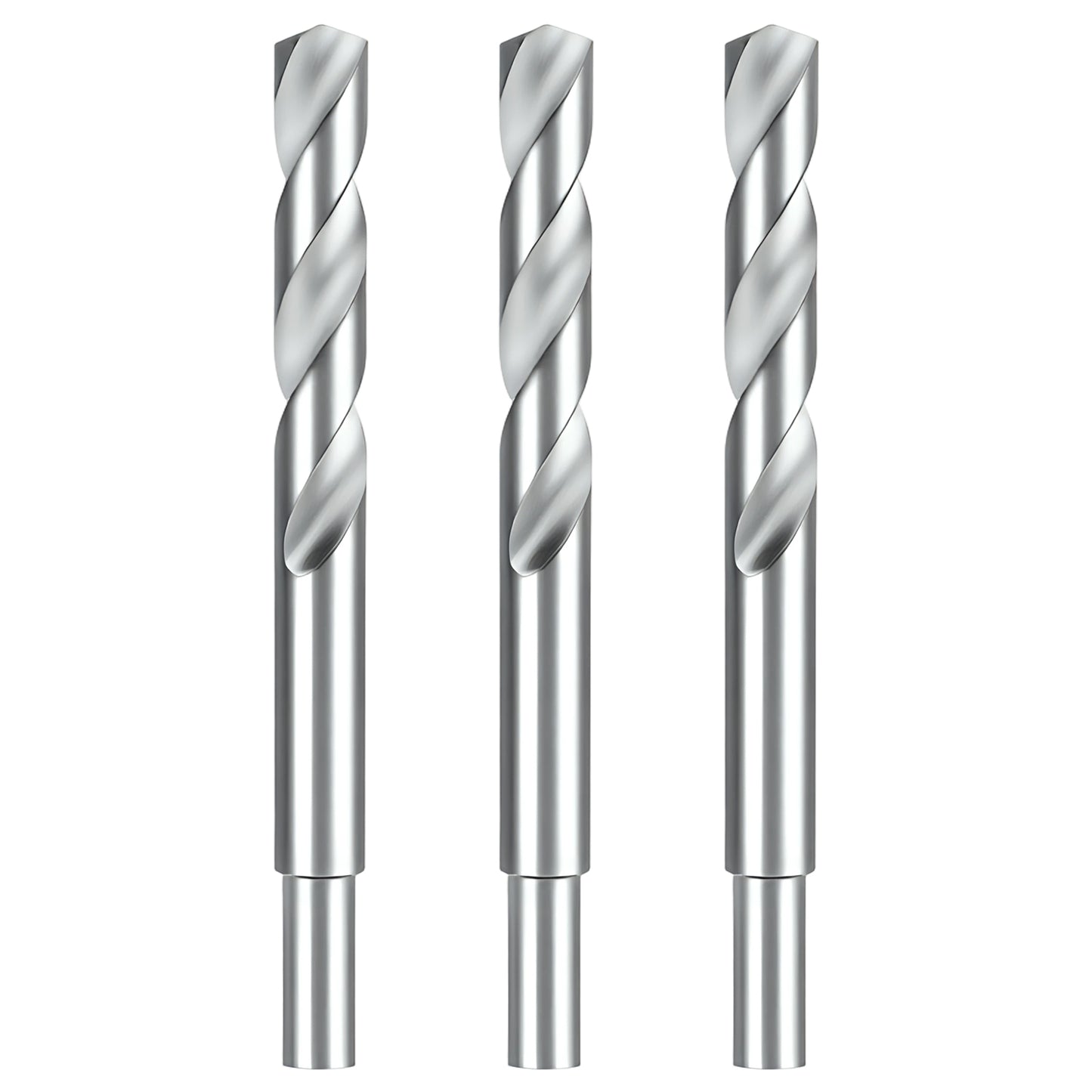 HSS self-centering drill bit replacement tips 1/4 inch set for accurate drilling in wood plastic and soft metal