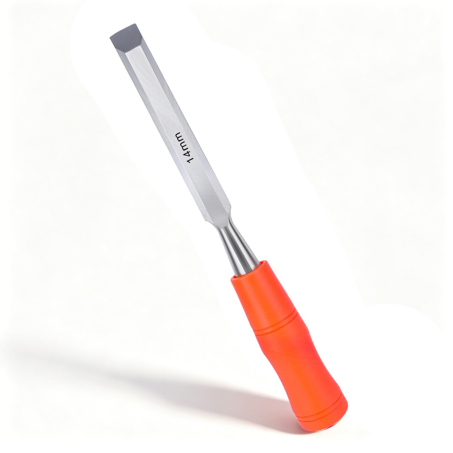 14mm Sharp Wood Chisel for Carving & Shaping, High Carbon Steel Blade with Ergonomic Anti-Fatigue Handle for Woodworkers