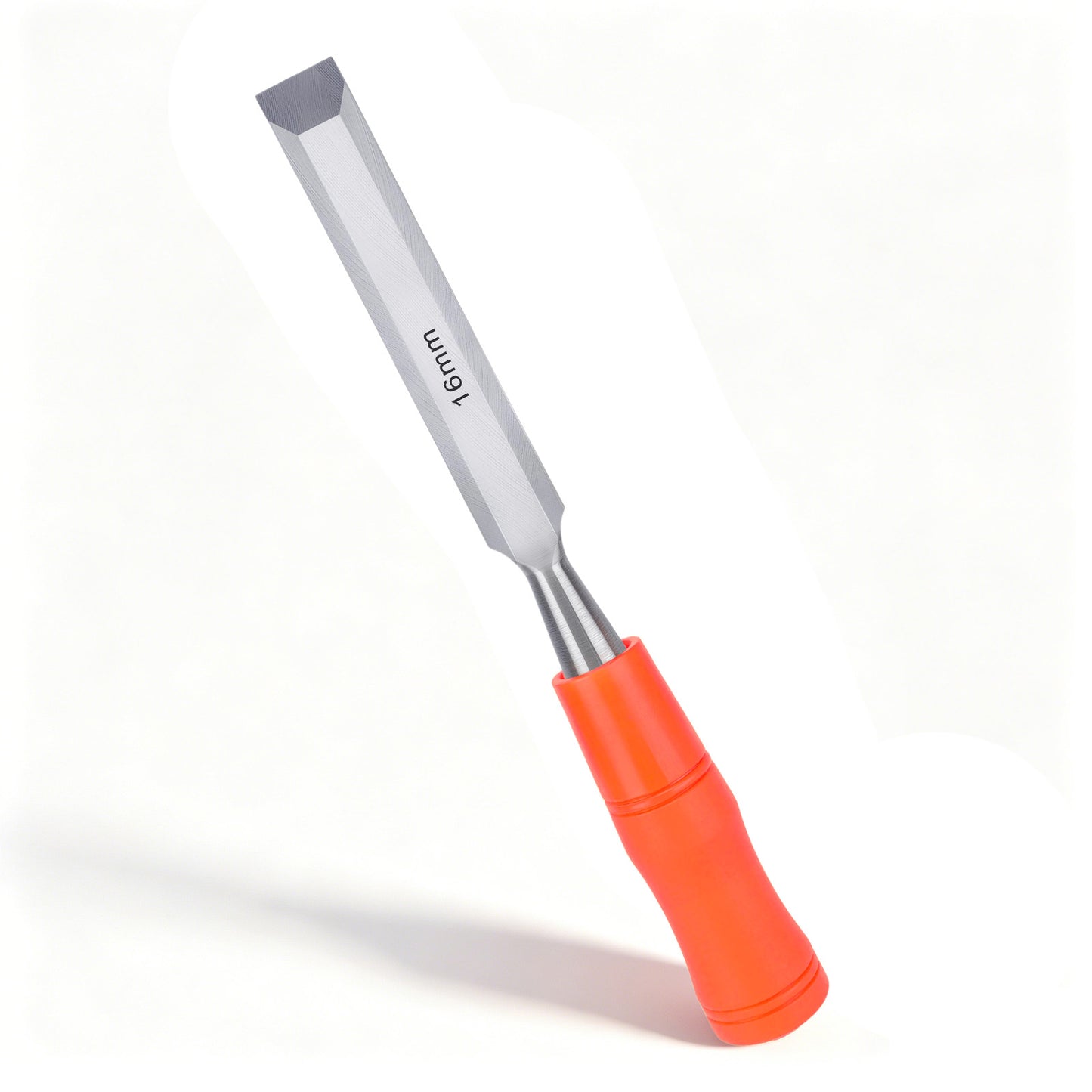 16mm Precision Woodworking Chisel, Durable High Carbon Steel Blade with Oil Coating for Corrosion Resistance & Long-Lasting Sharpness