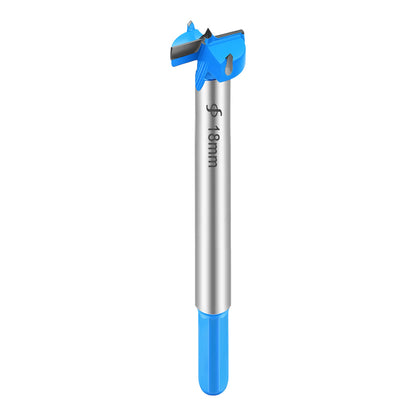 18mm Tungsten Steel Extended Forstner Drill Bit, 3-Tooth, 125mm Long, Wood Hole Saw
