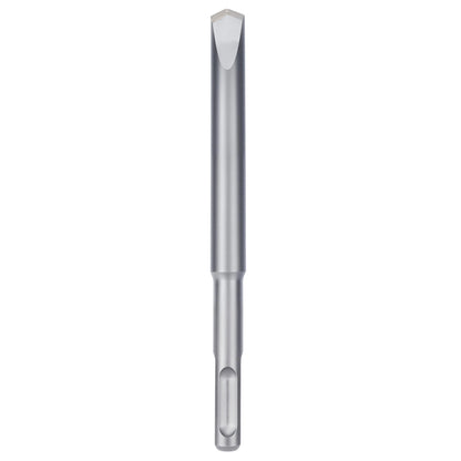 A single metallic silver tool bit or drill core bit shown vertically against a plain white background.