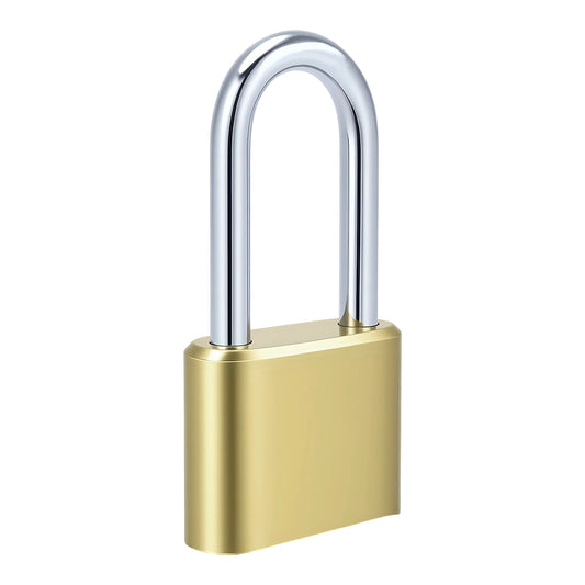 4-digit combination lock with 2-inch shackle, zinc alloy body, resettable outdoor security lock for gates, lockers and fences