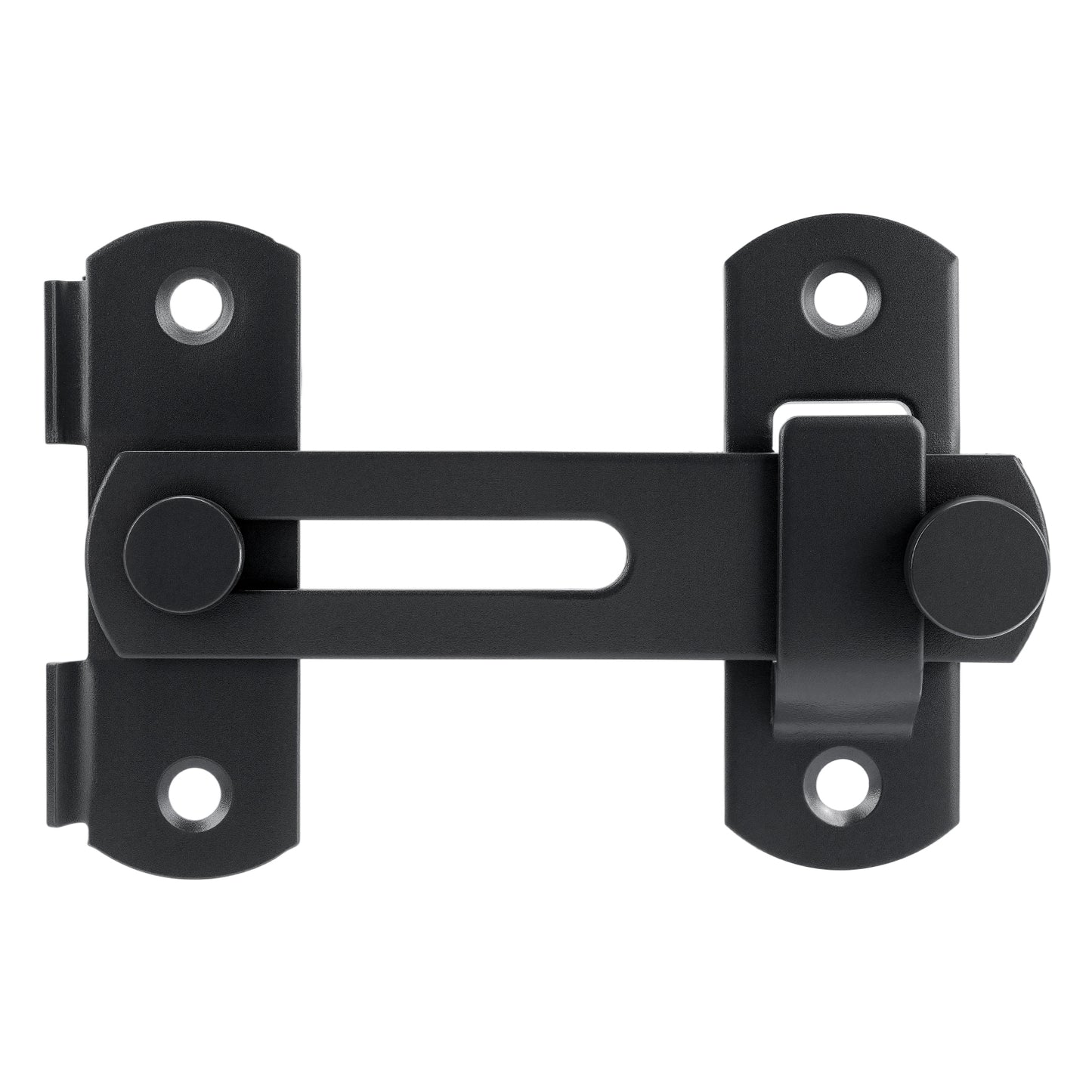 Black Stainless Steel Barn Door Latch (Side-Hinged)