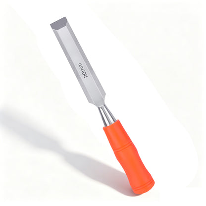 20mm Heavy Duty Wood Chisel with Steel Strike Cap, Durable High Carbon Steel Blade for Mallet Use in Woodworking