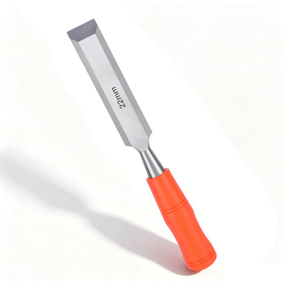 22mm Professional Wood Chisel, Anti-Slip Ergonomic Handle & Sharp High Carbon Steel Blade for Soft and Hard Wood
