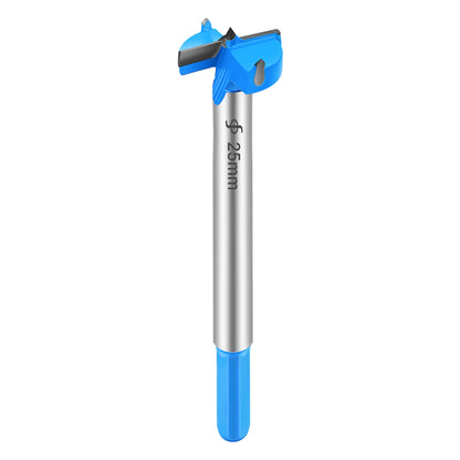 25mm Tungsten Steel Extended Forstner Drill Bit, 3-Tooth, for Solid Wood & Plywood