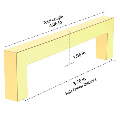 Measurement chart of a wooden bracket with dimensions labeled