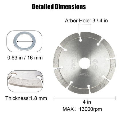 Disc brake pad with labeled dimensions on a white background