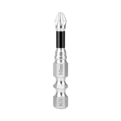 Impact PH2 Screwdriver Bits, K5 Alloy Steel, High Torque Magnetic Cross Head, Anti-Slip Hex Shank, 9-Piece Set with Extension