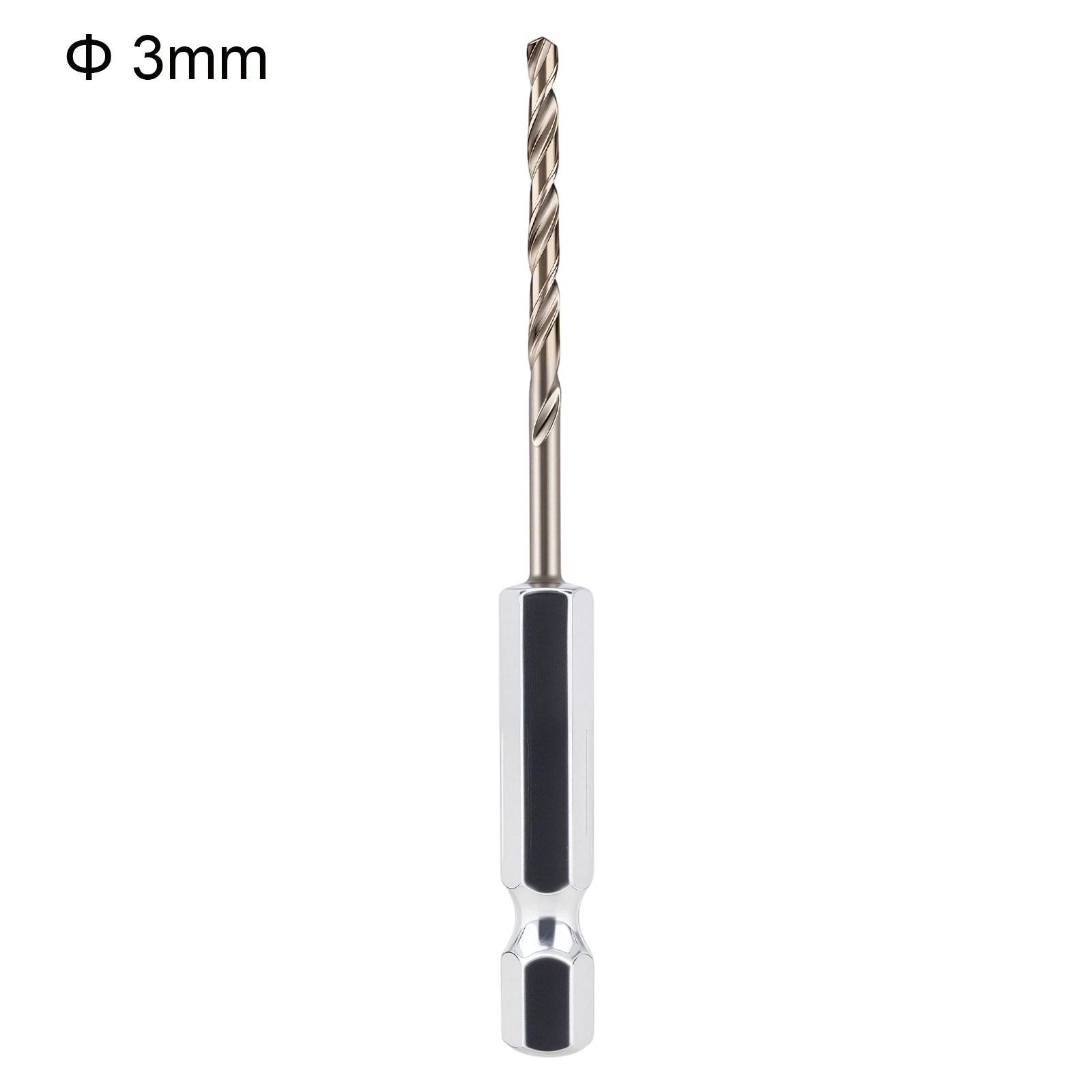 3mm drill bit on a white background