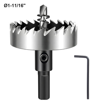 1-11/16 inch (42mm) HSS 4241 Hole Saw - Triangle Shank, for Metal, Wood, PVC
