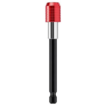 4in (100 mm) CR-V Drill Bit Extension Bar, Magnetic 1/4" Hex Shank Holder for Screwdriver Bits