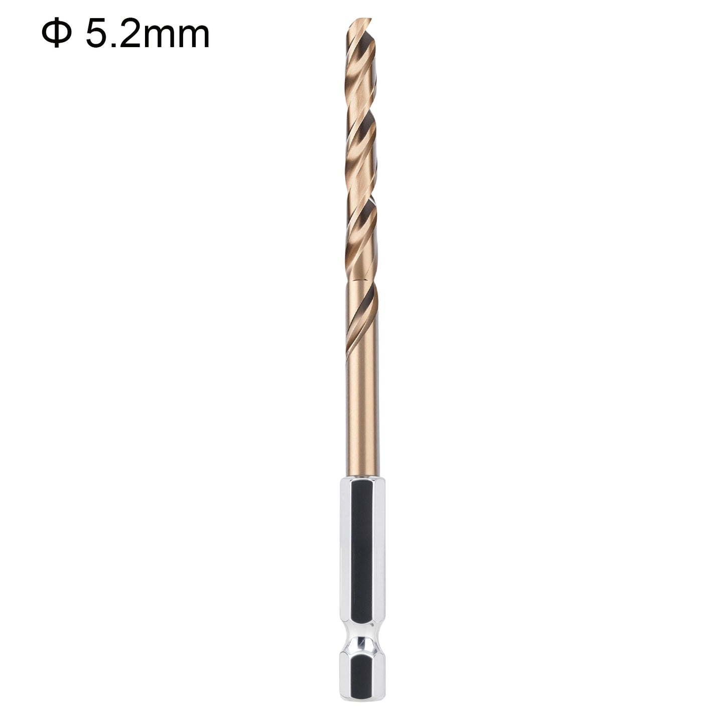 Drill bit with a size of 5.2mm on a white background