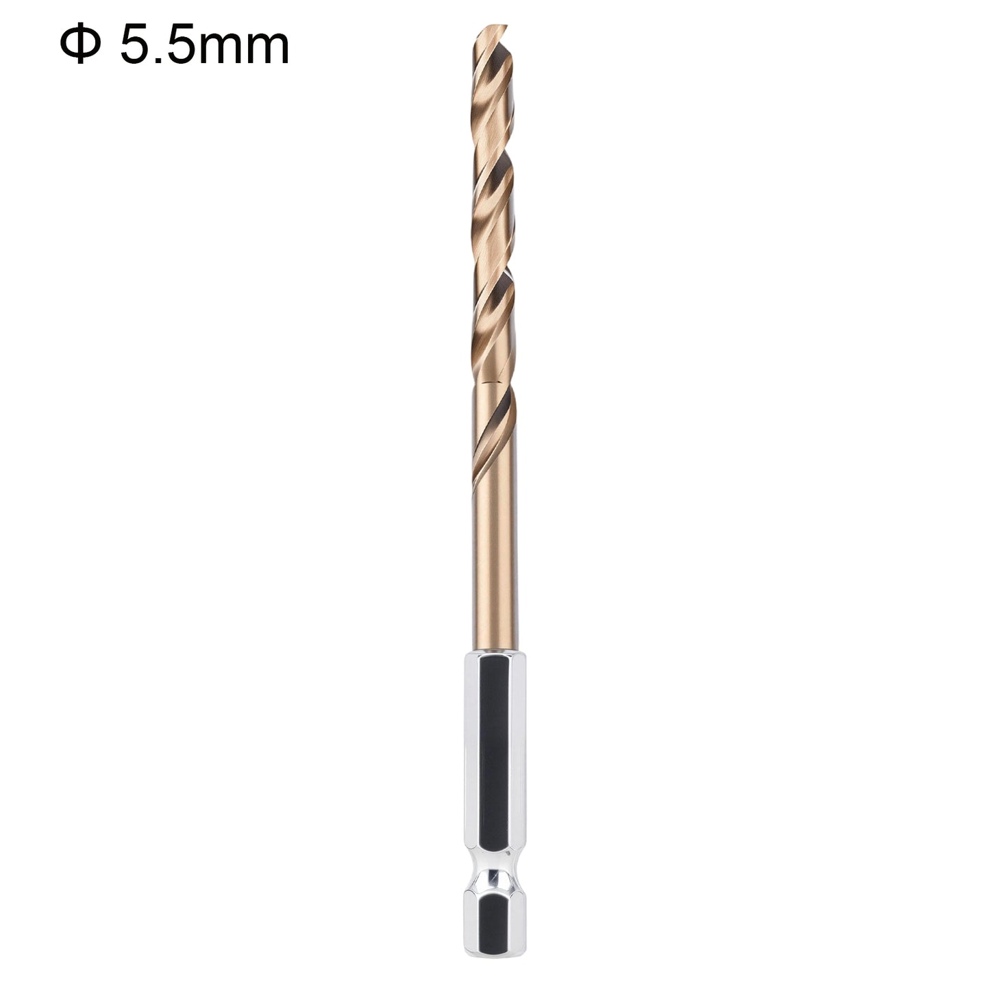 Drill bit with a size of 5.5mm on a white background