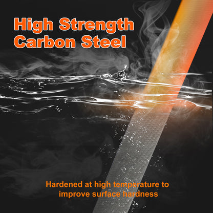 6-Piece Needle File Set, Alloy Steel Mini Files for Metal, Wood, Plastic, 6 Shapes