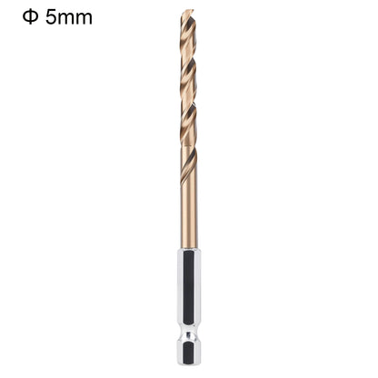 Drill bit with a diameter of 5mm on a white background