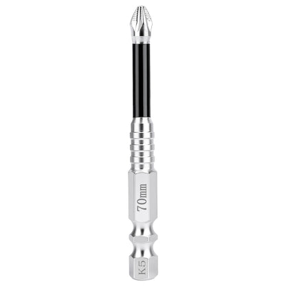 Impact PH2 Screwdriver Bits, K5 Alloy Steel, High Torque Magnetic Cross Head, Anti-Slip Hex Shank, 9-Piece Set with Extension