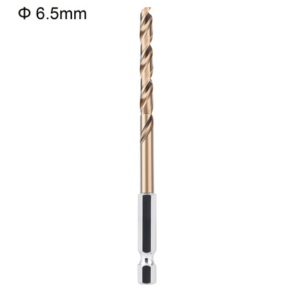 Drill bit with a size of 6.5mm on a white background