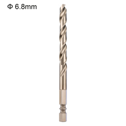 Drill bit with a size of 6.8mm on a white background
