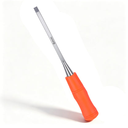 6mm Precision Wood Chisel with High Carbon Steel Blade, Ergonomic Non-Slip Handle for Woodworking Carving, Trimming and Shaping