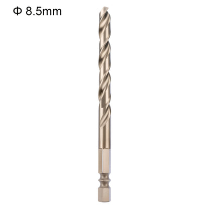 Drill bit with a size of 8.5mm on a white background