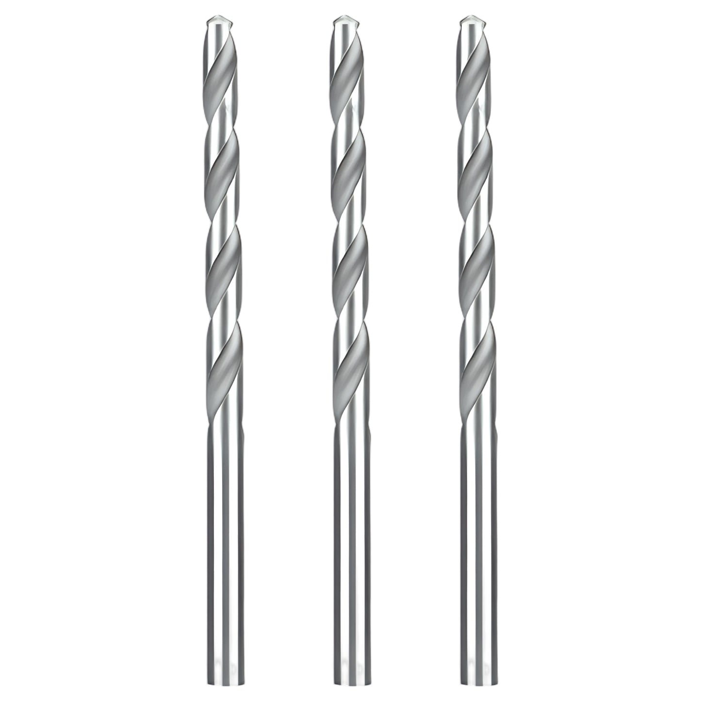 HSS self-centering drill bit replacement tips 9/64 inch set for precise hardware installation drilling