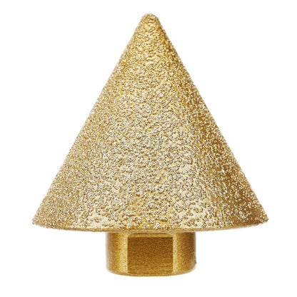 50mm M10 Diamond Slot Drill Bit, Pointed Tip, for Tile, Marble, Granite, 45 Grit