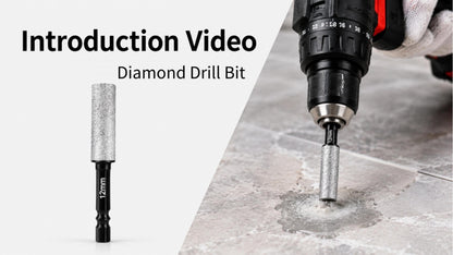 4-Piece Diamond Core Drill Bit Set & Singles (1/4" to 1/2") | All-Grit for Tile, Stone, Glass