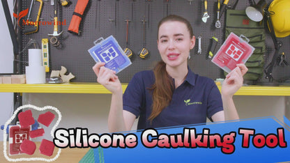 5-in-1 Silicone Caulking Tool Set, Sealant Finishing Tools for Bathroom, Kitchen & Tile